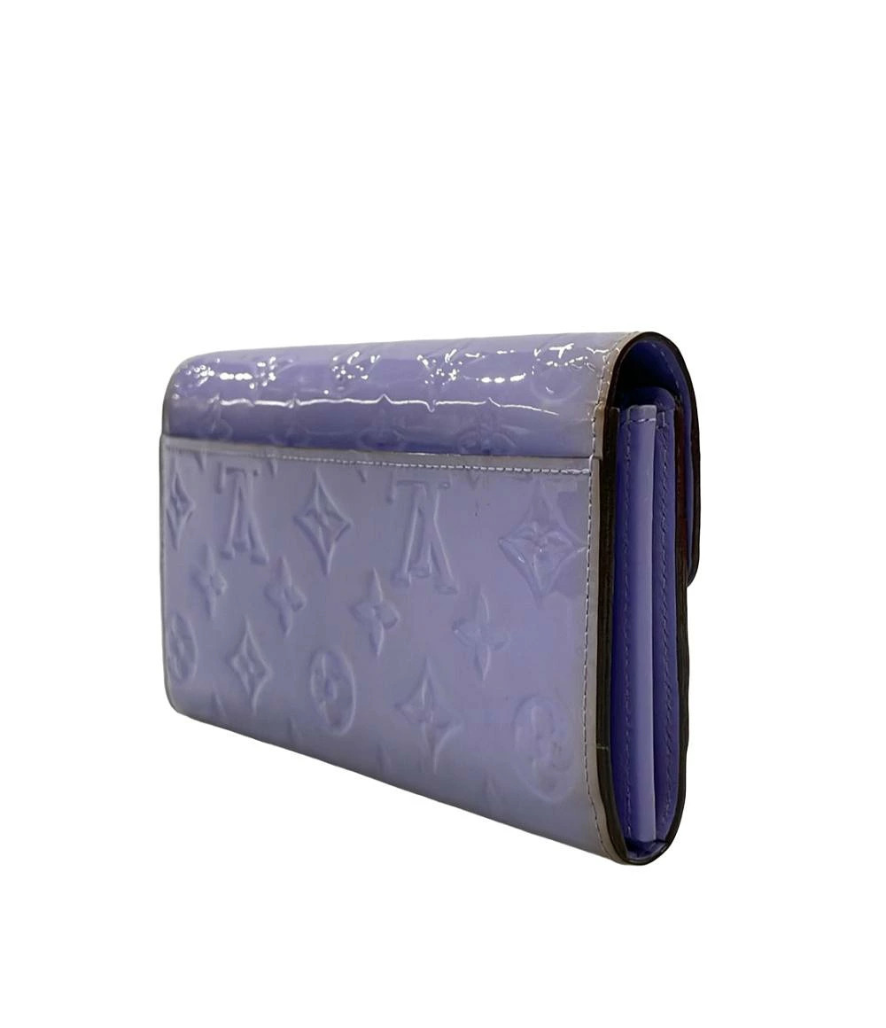 Louis Vuitton Long Portefeuille Wallet Sarah Vernis Black